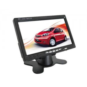 7" Security LCD Wide Screen Car Rear View Backup Parking Mirror Monitor